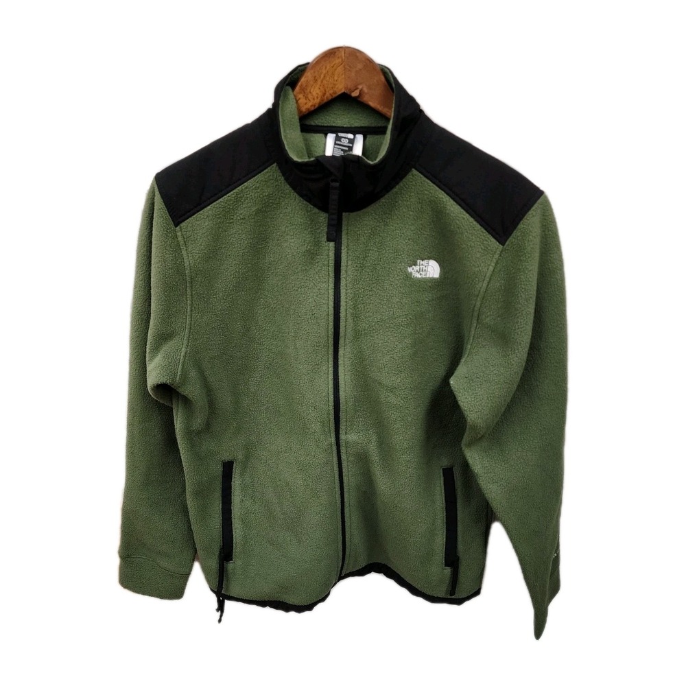 North Face Men's Alpine Polartec 200 Full Zip Jacket 2022 Green Size Small